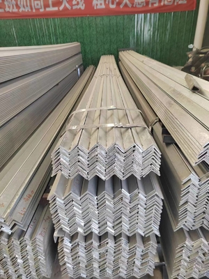 40x40x4mm 60도 가연 각 강철 구조 L 모양 각 바 완벽