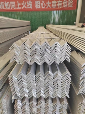 40x40x4mm 60도 가연 각 강철 구조 L 모양 각 바 완벽
