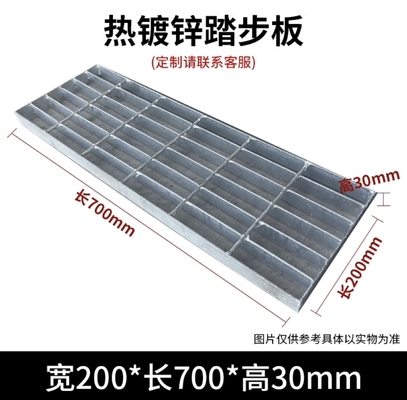 20kg-1000kg 반 슬리프 플랫폼 플레이트를위한 열 담긴 스테인리스 스틸 그레이팅