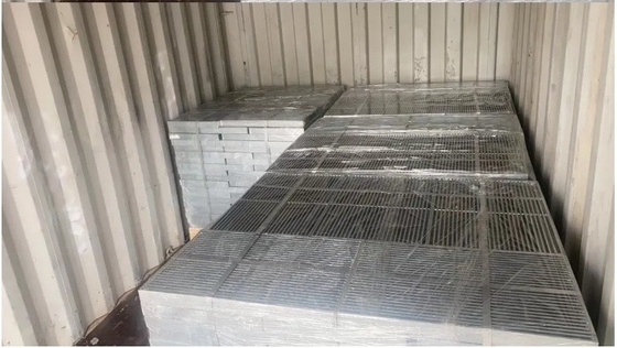 광산 광장 통로 플랫폼용 알루미늄 그레이팅 ISO9001 인증을 받은 진료제철