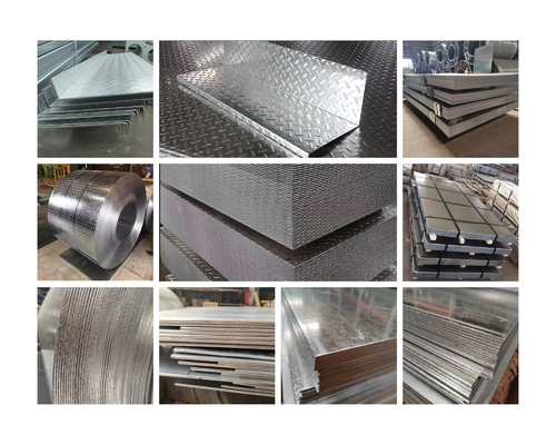 ISO9001 인증을 받은 DX51D 진열 패턴 철강판 5.75*1250mm Z41-Z60 코팅